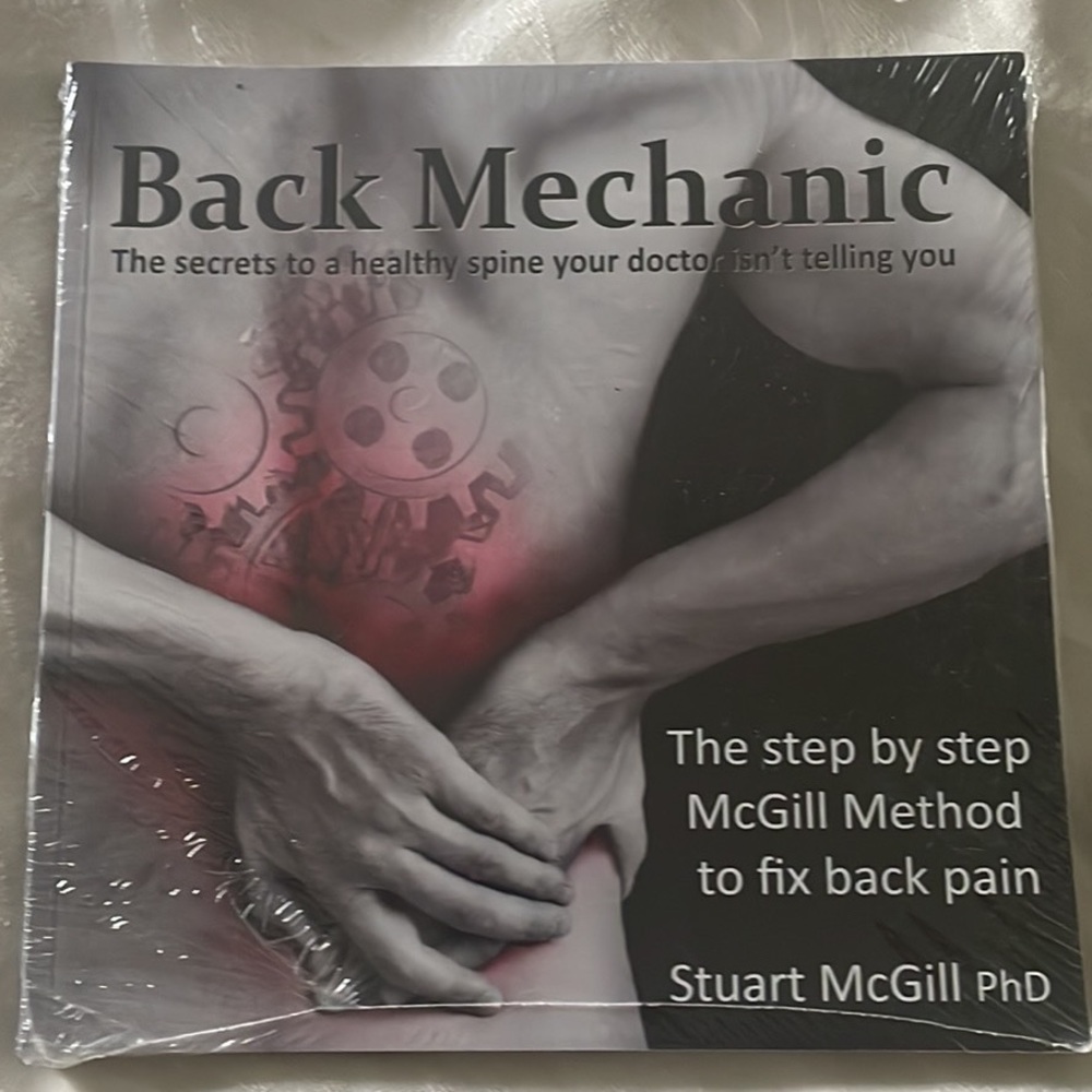 The Back Mechanic by Dr Stuart McGill - brand new in shrink wrap